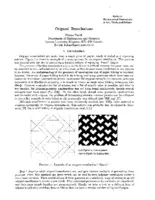 Origami Tesselations